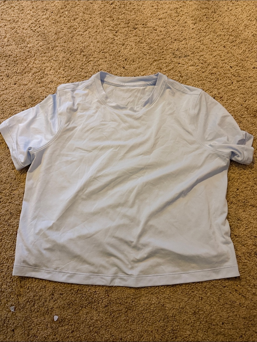 Women’s lululemon athletica Light Blue Crewneck Short Sleeve Tee